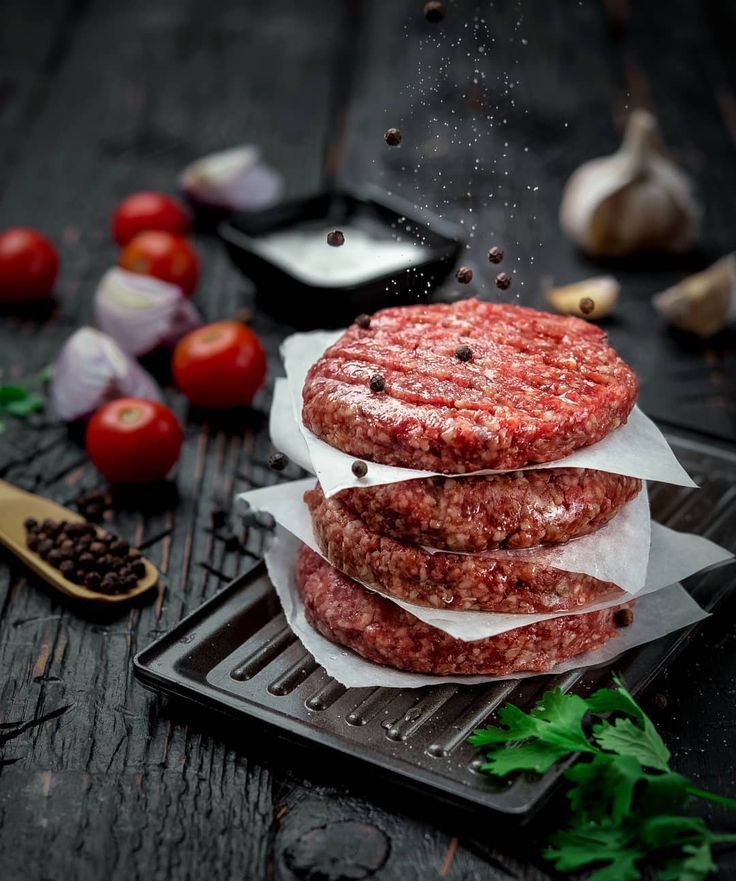 Burgers and sausages